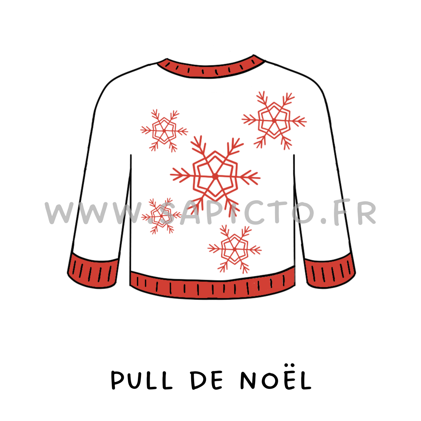 Pull de noël