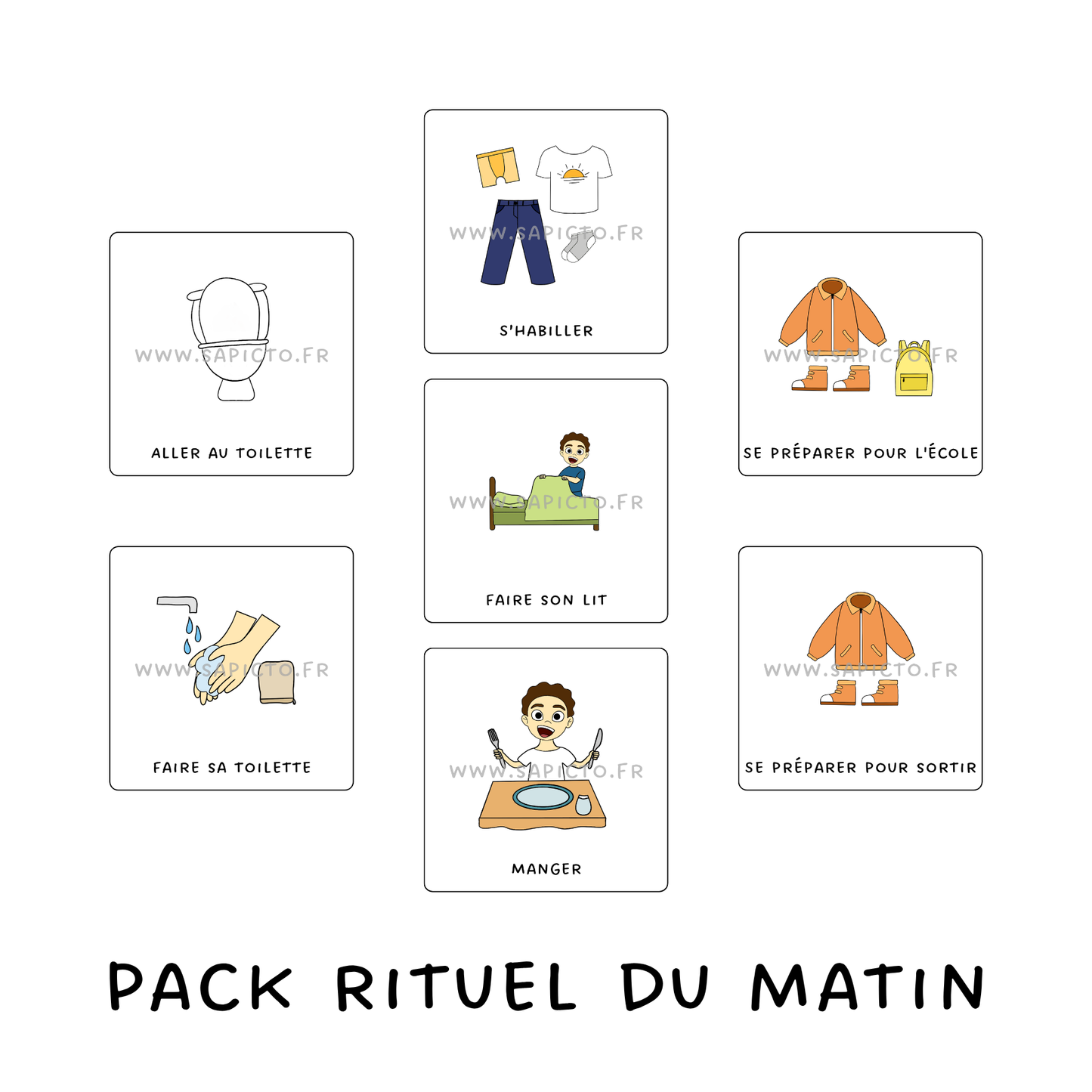 Pack Mon rituel du matin