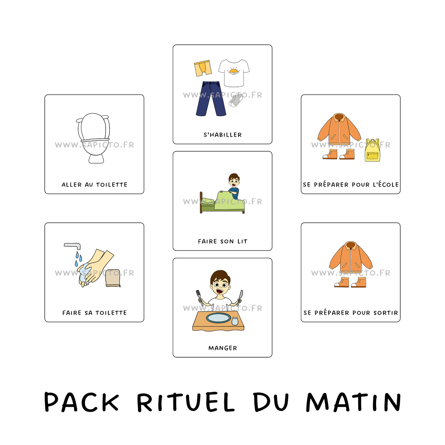 Pack Mon rituel du matin