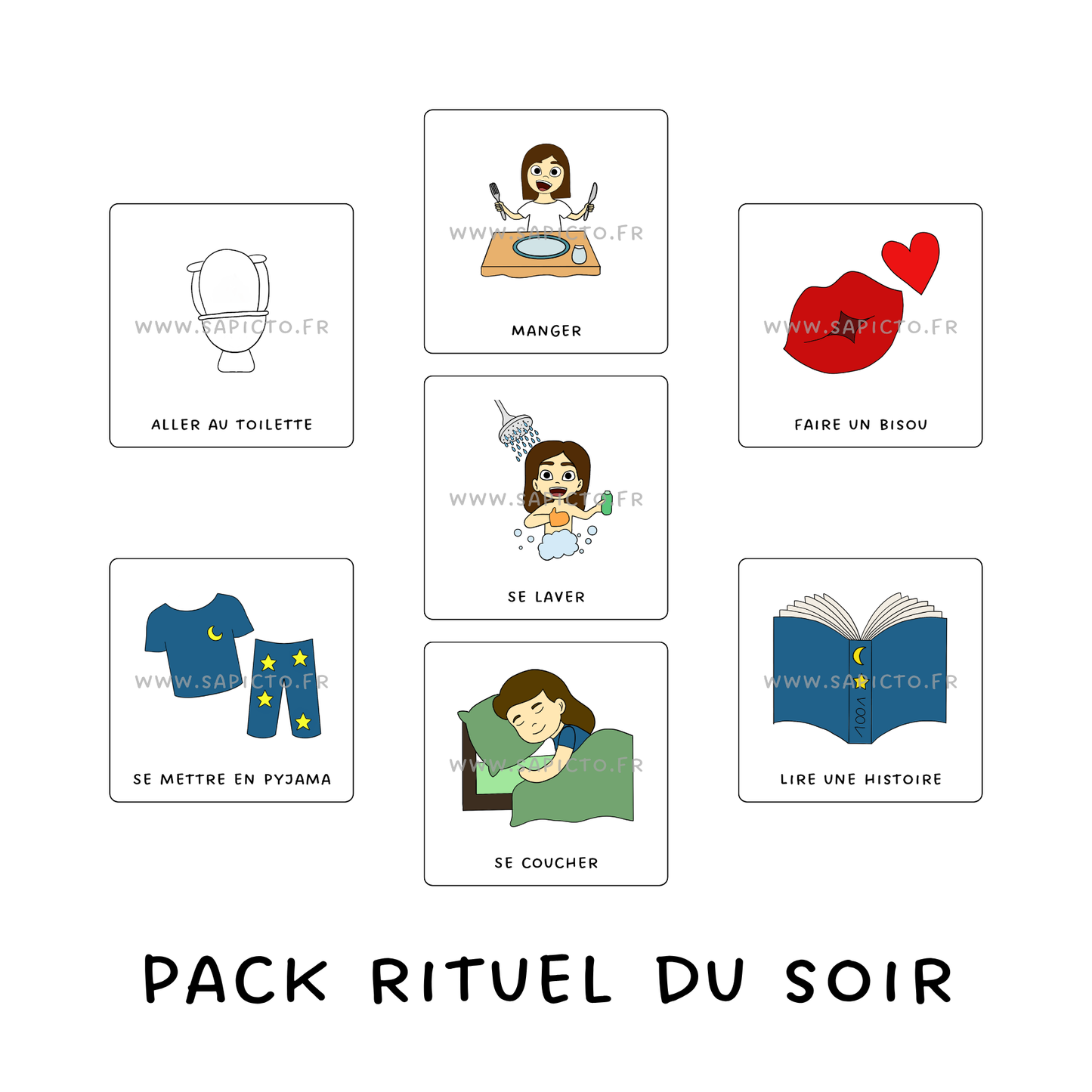 Pack Mon rituel du soir