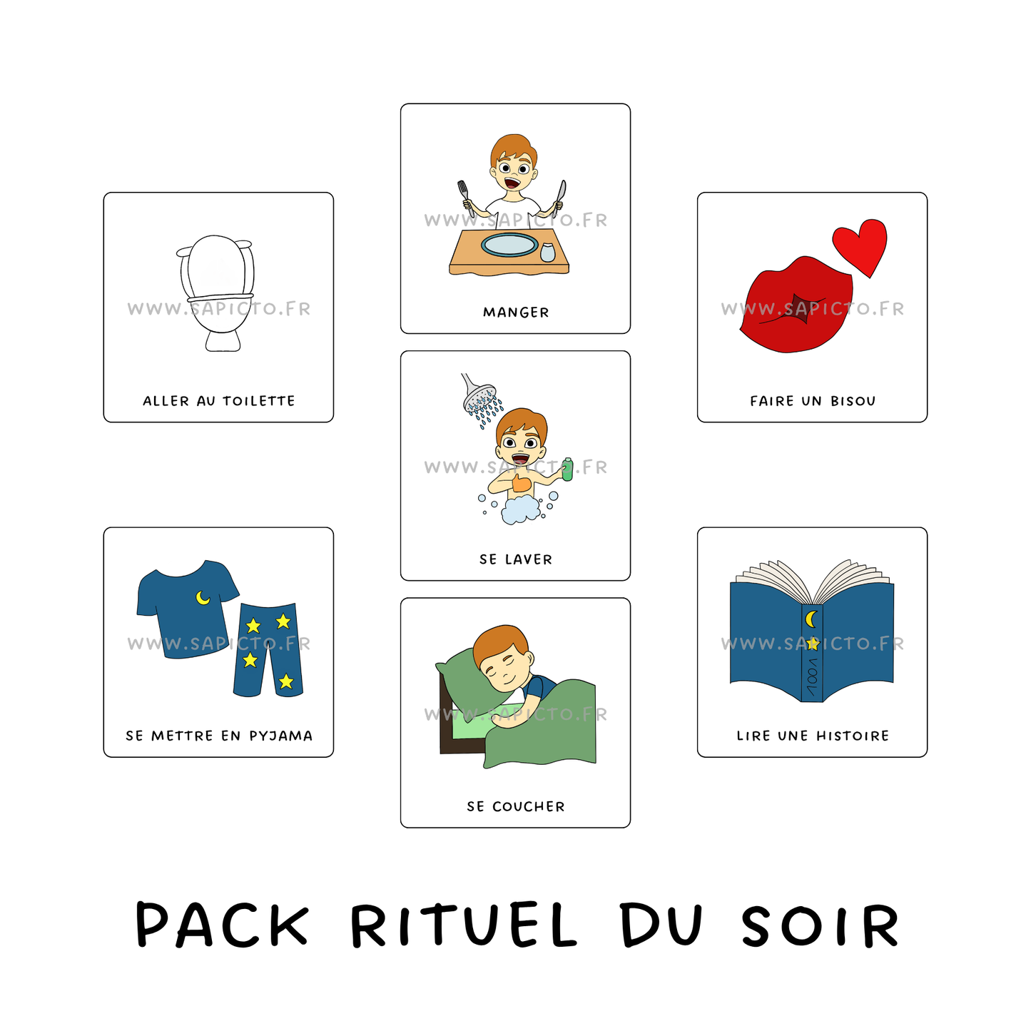 Pack Mon rituel du soir