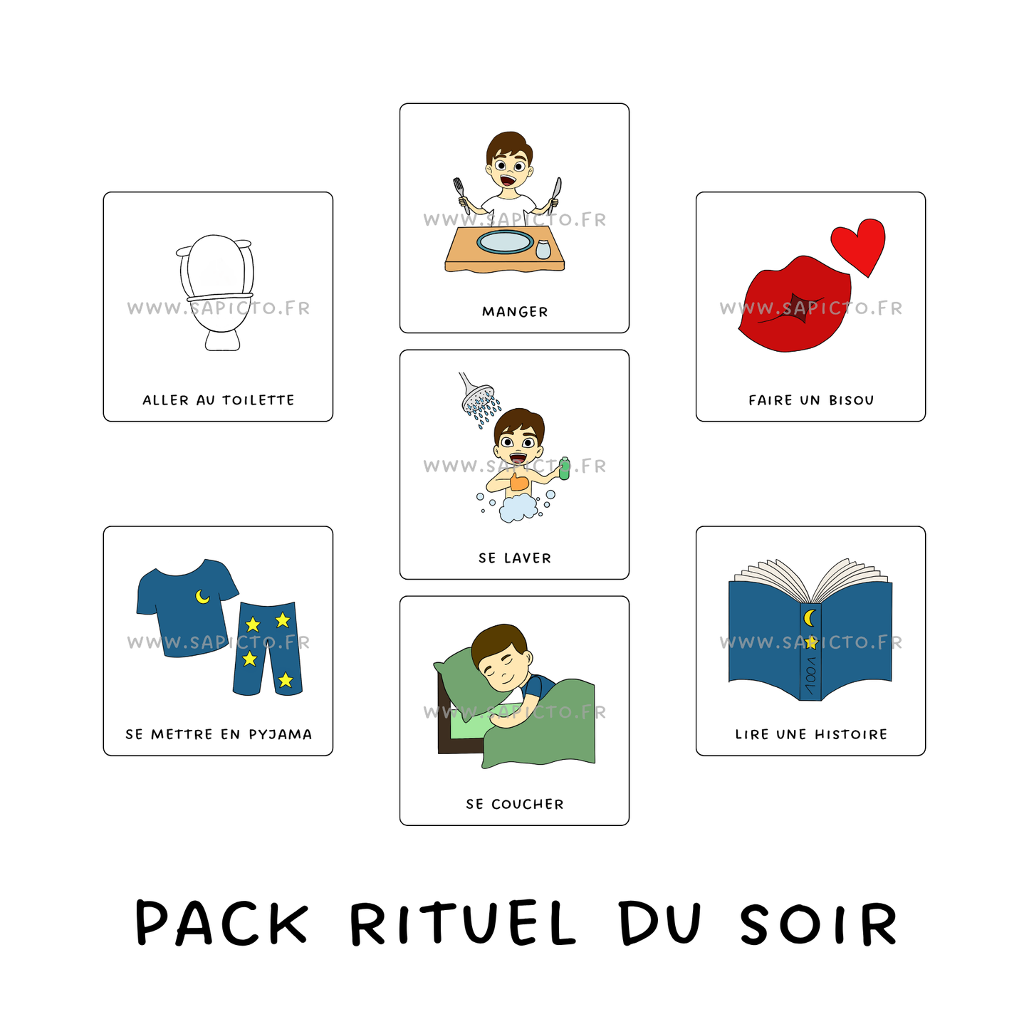 Pack Mon rituel du soir