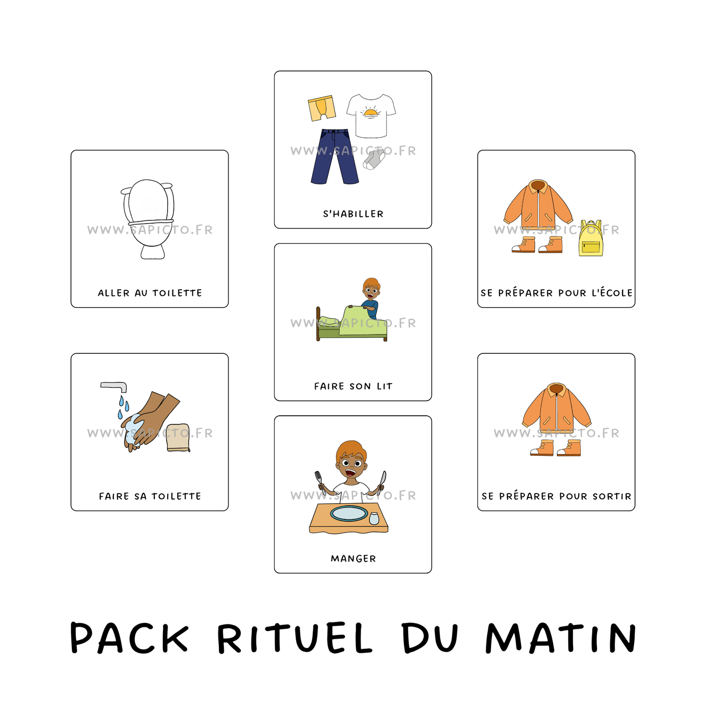 Pack Mon rituel du matin