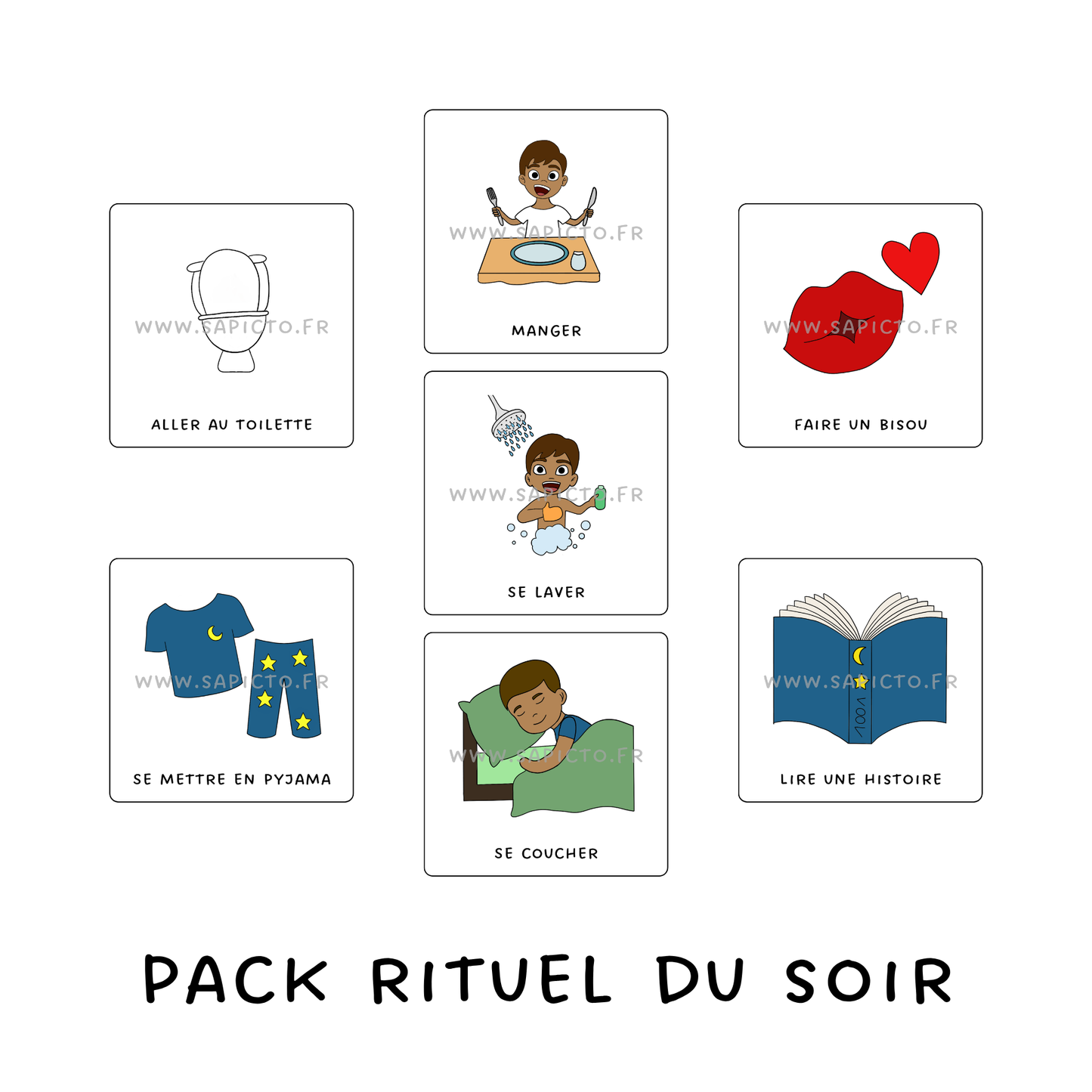 Pack Mon rituel du soir