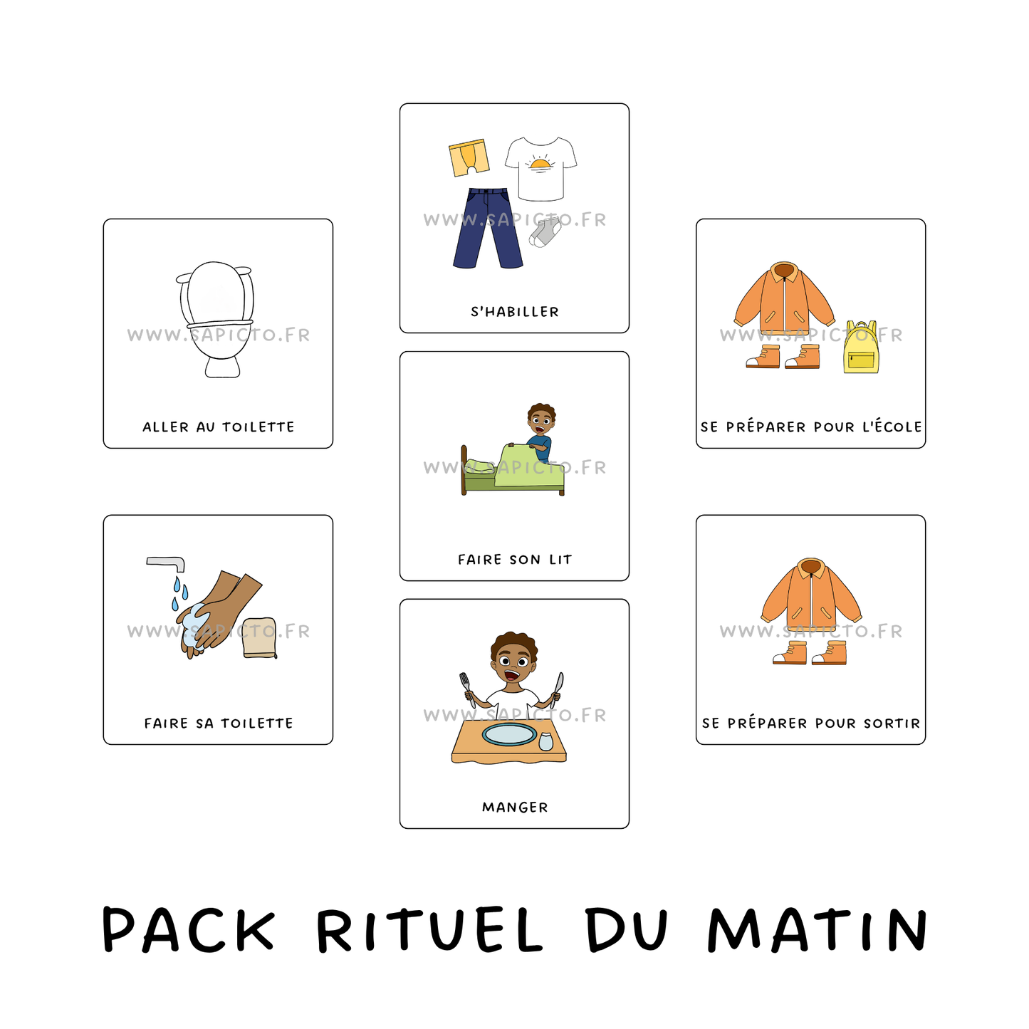 Pack Mon rituel du matin