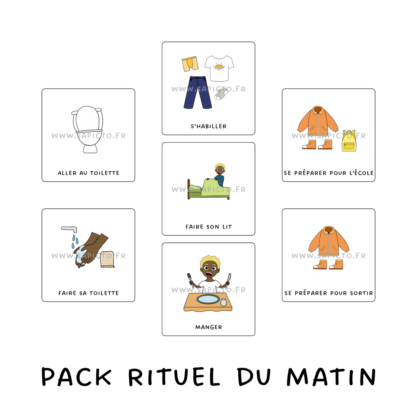 Pack Mon rituel du matin