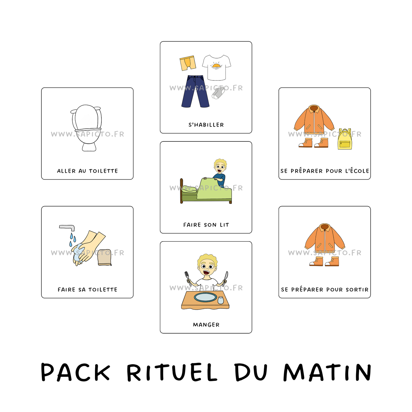 Pack Mon rituel du matin