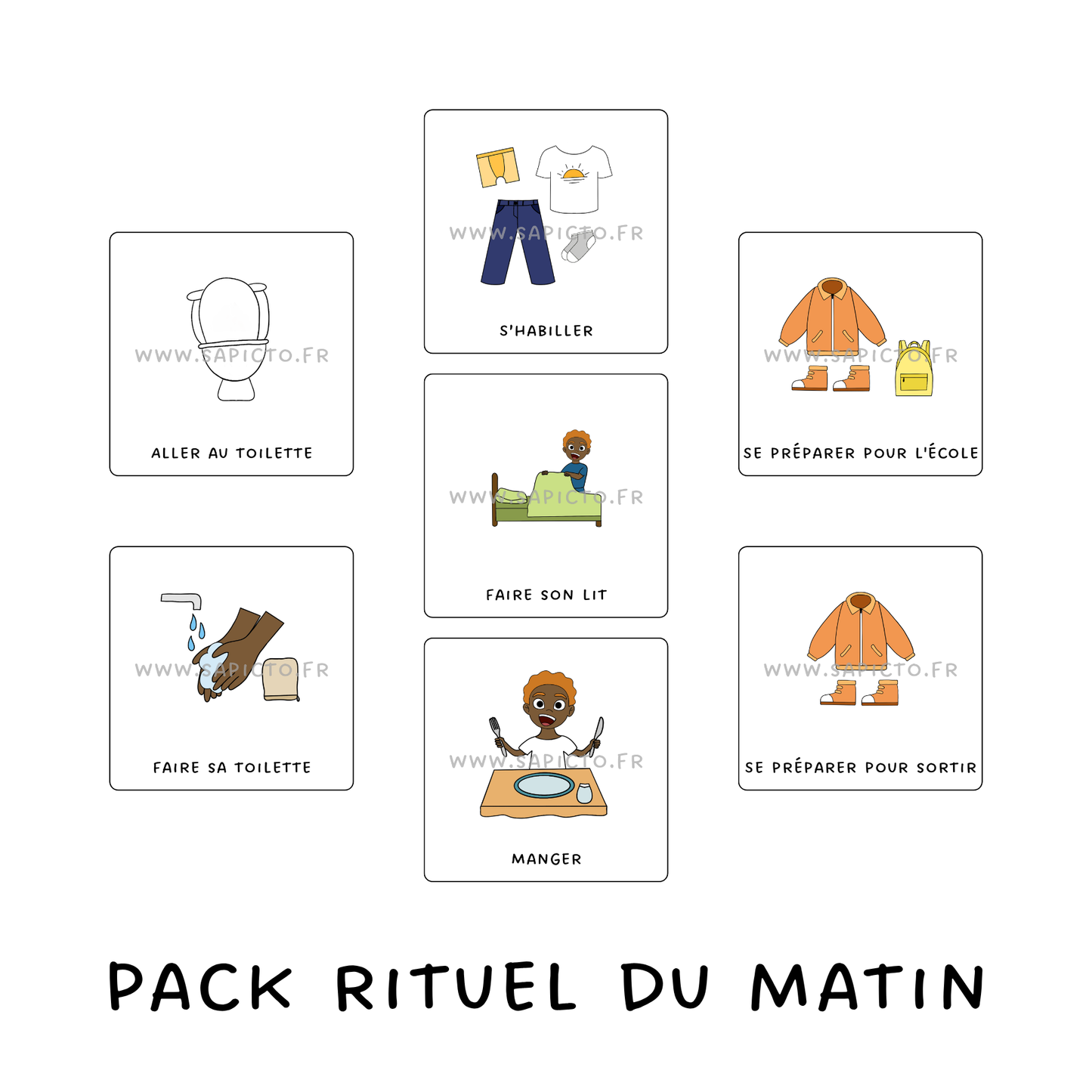 Pack Mon rituel du matin