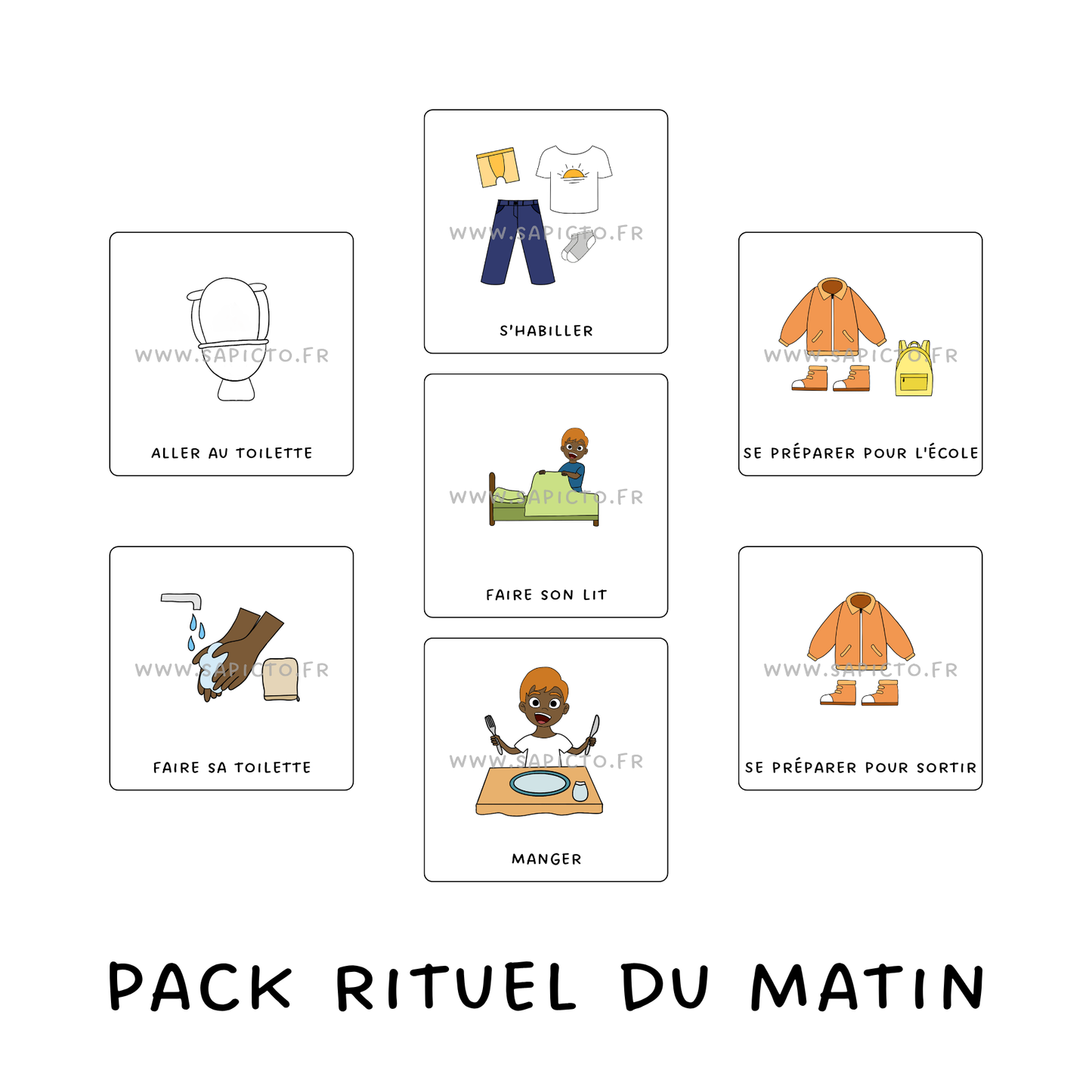 Pack Mon rituel du matin