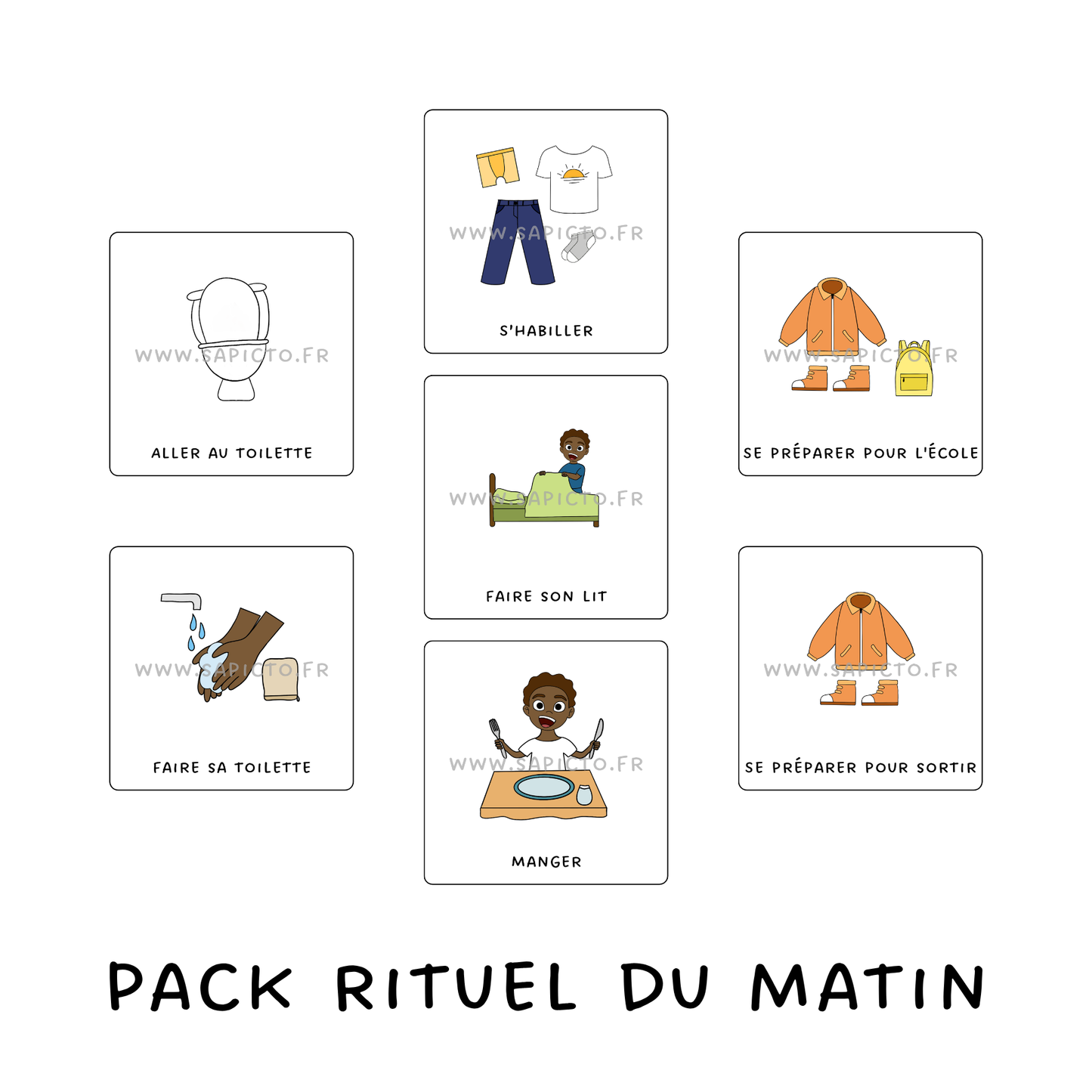 Pack Mon rituel du matin