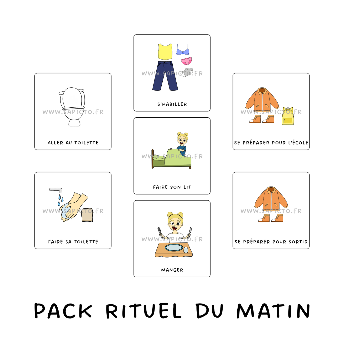 Pack Mon rituel du matin