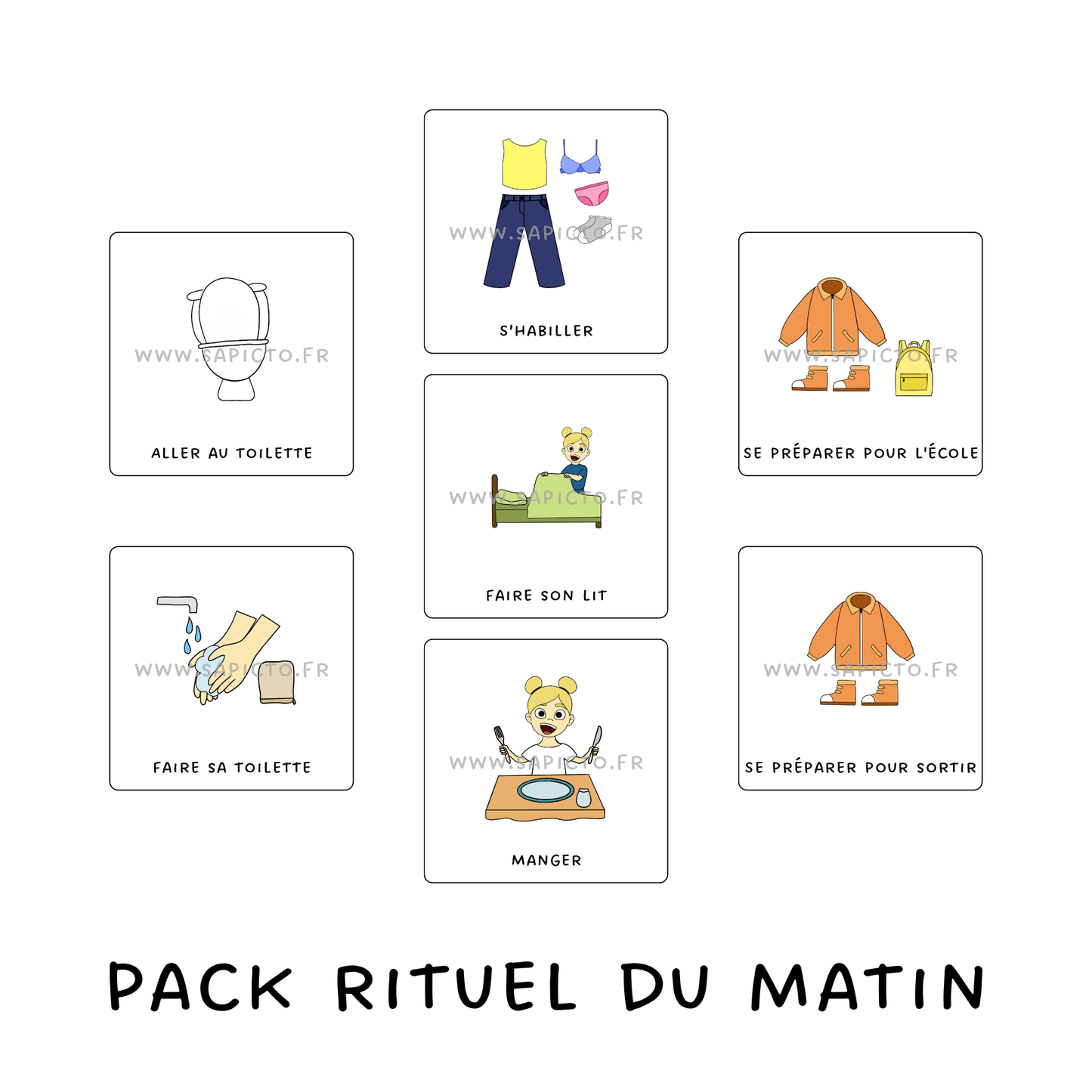 Pack Mon rituel du matin