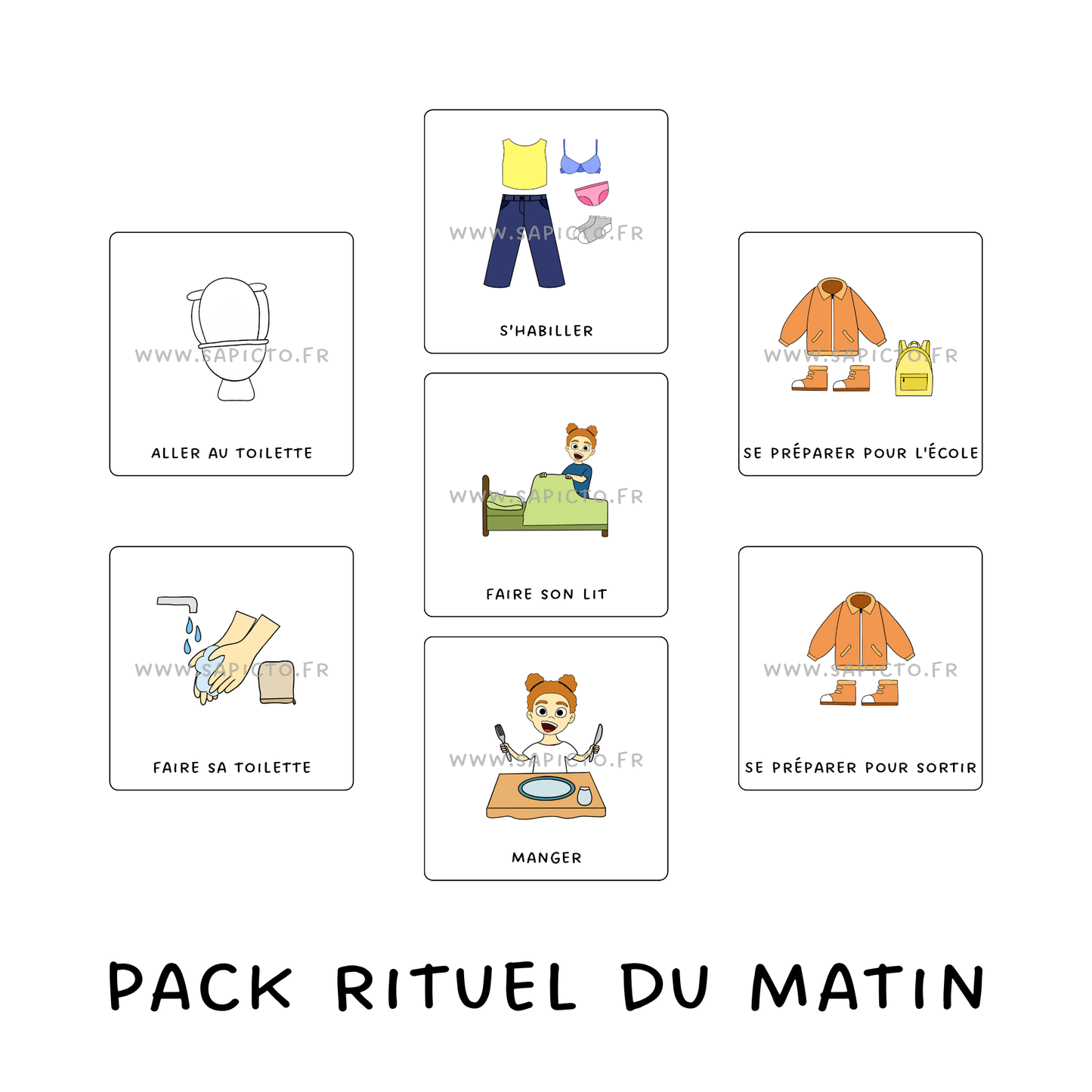 Pack Mon rituel du matin