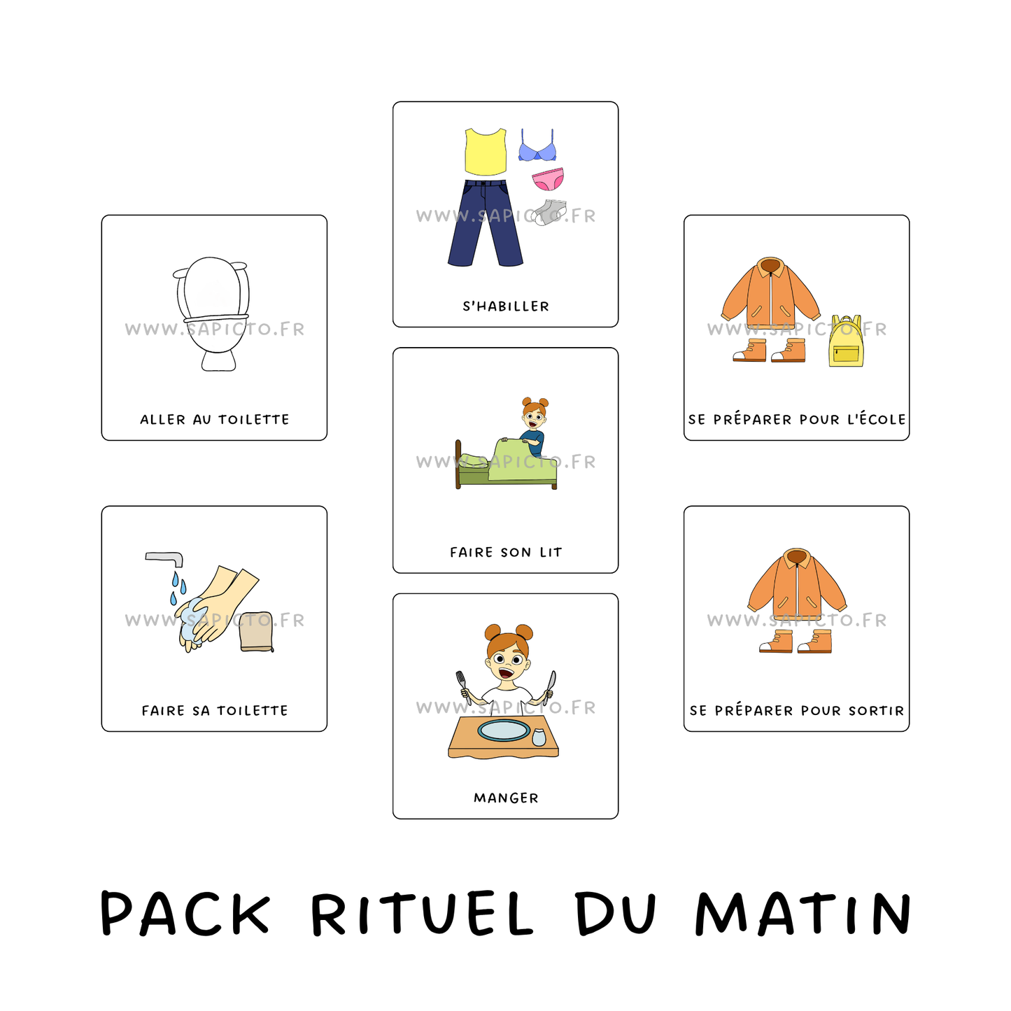 Pack Mon rituel du matin