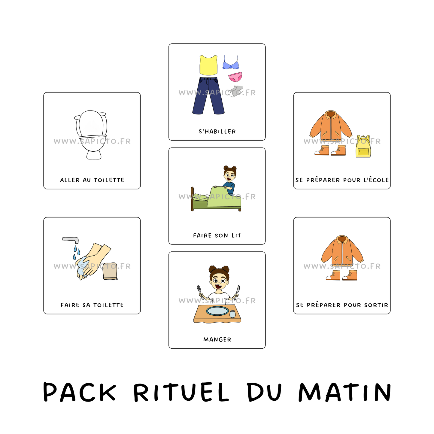 Pack Mon rituel du matin