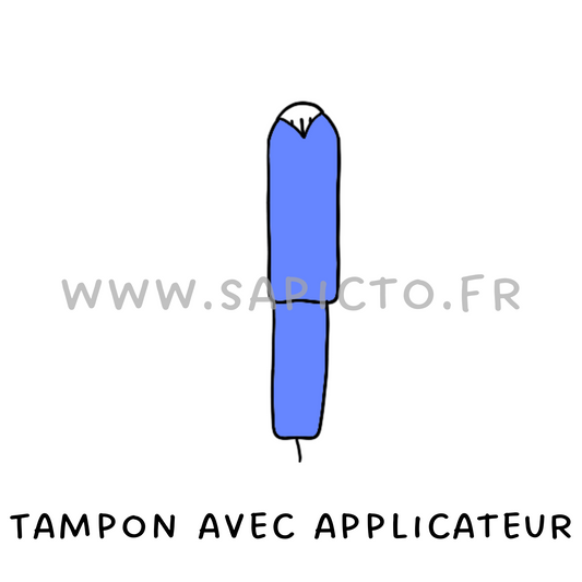 Tampon avec applicateur