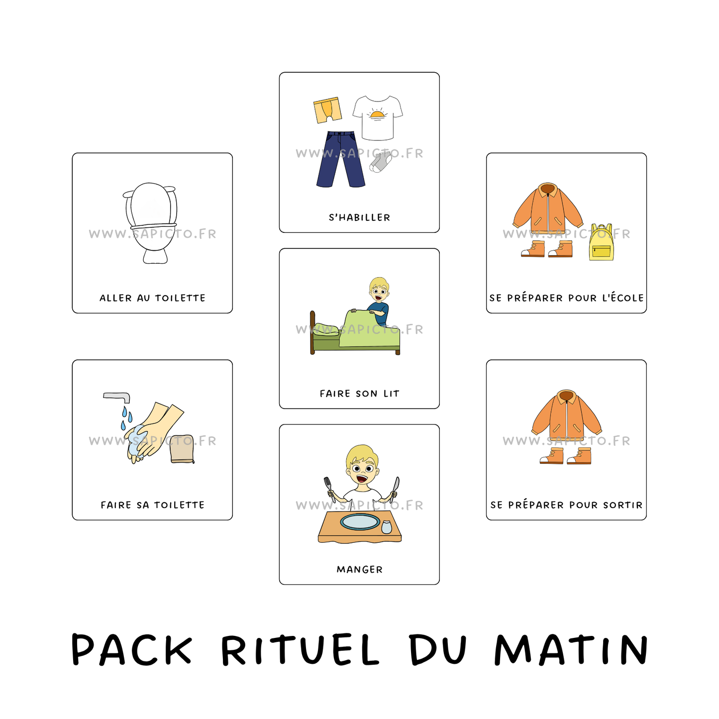 Pack Mon rituel du matin