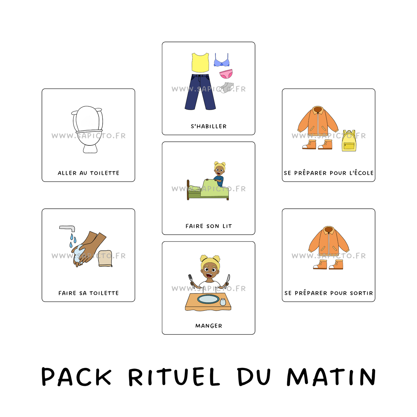 Pack Mon rituel du matin