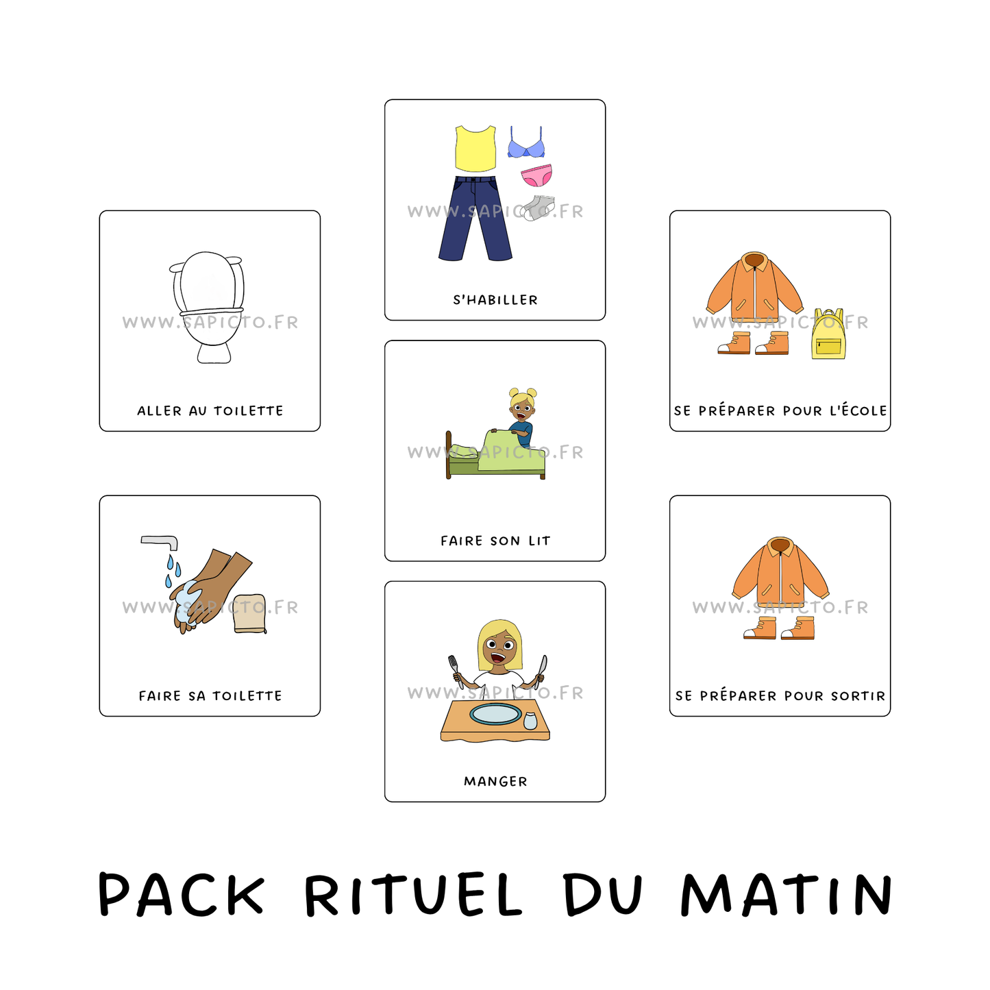 Pack Mon rituel du matin