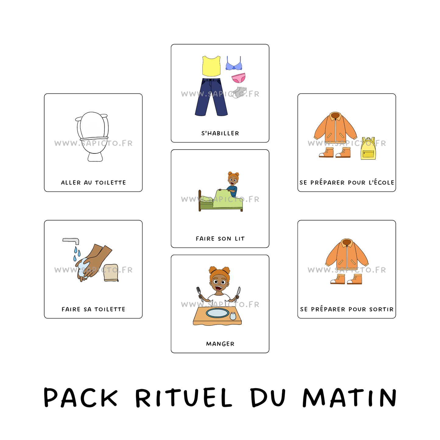 Pack Mon rituel du matin