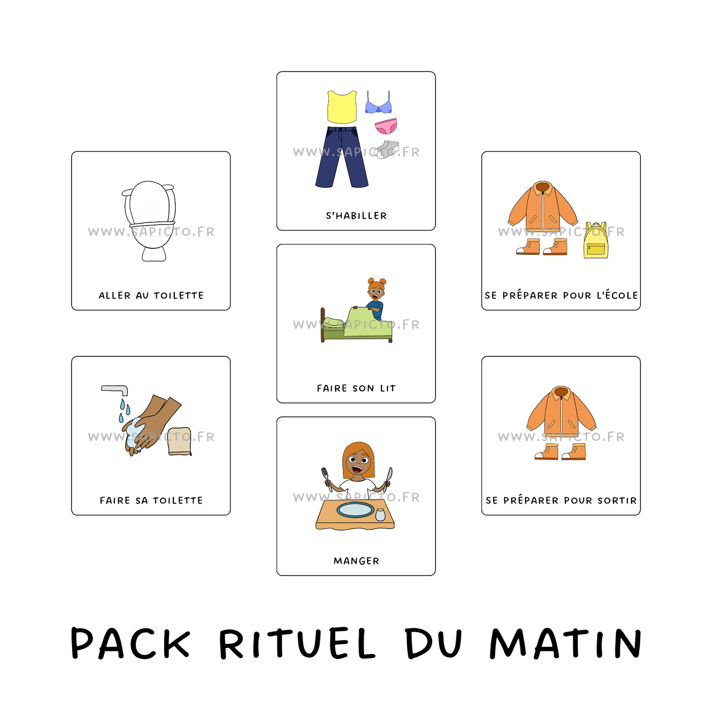 Pack Mon rituel du matin