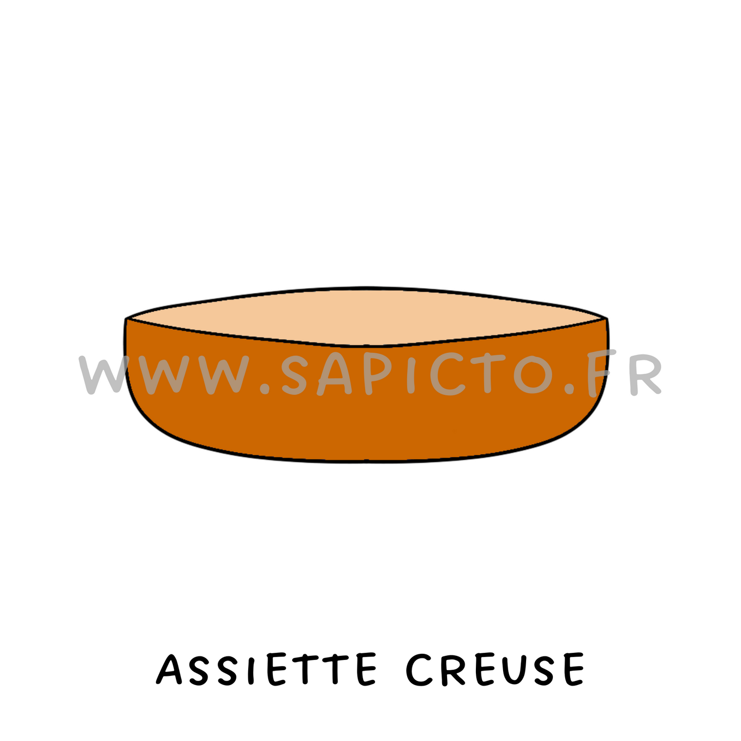 Assiette creuse