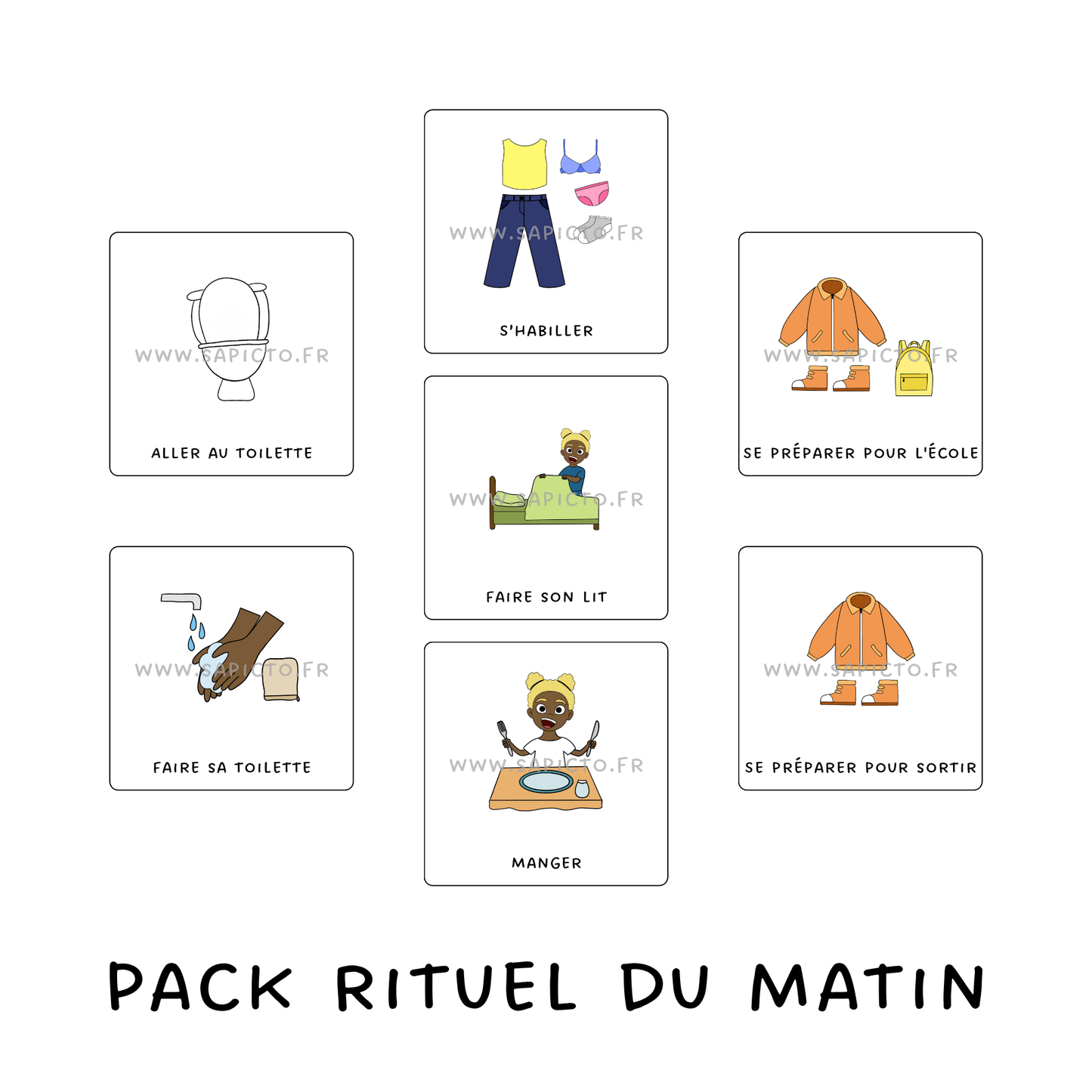 Pack Mon rituel du matin