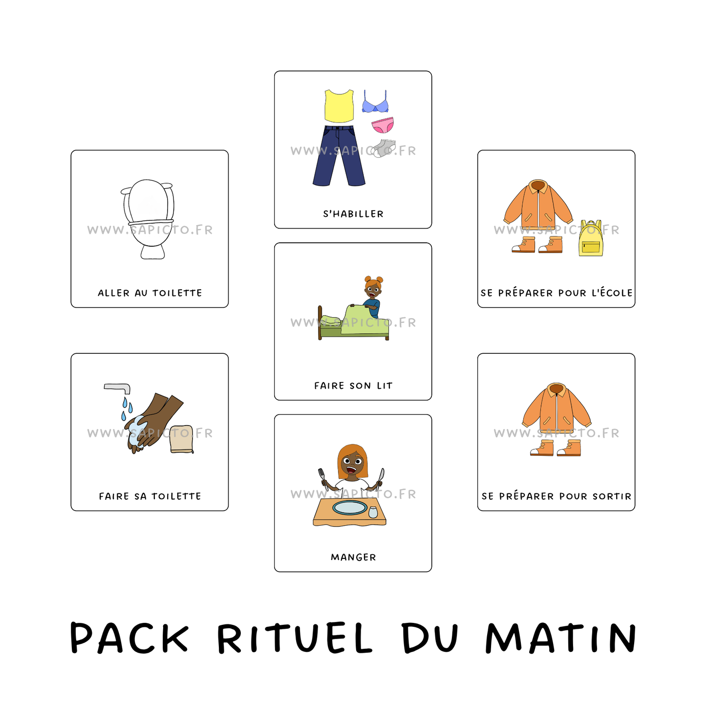 Pack Mon rituel du matin