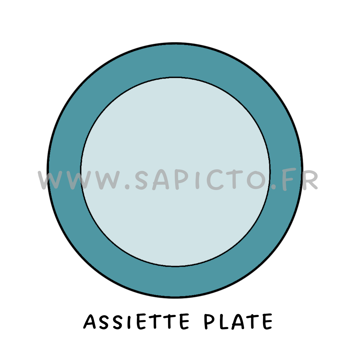 Assiette plate