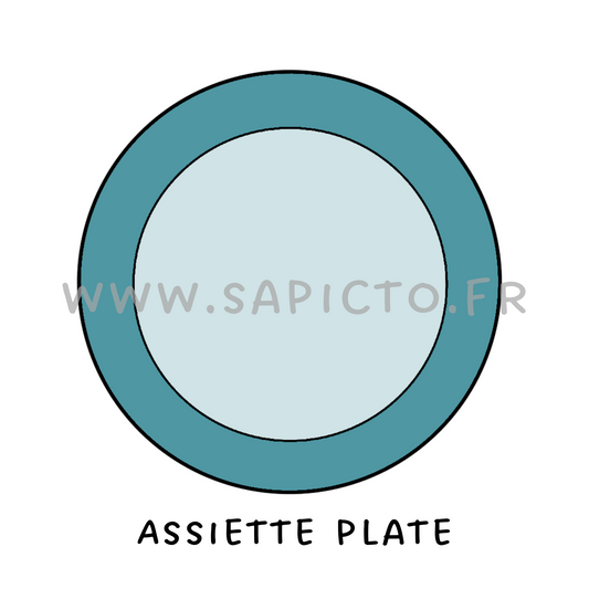 Assiette plate