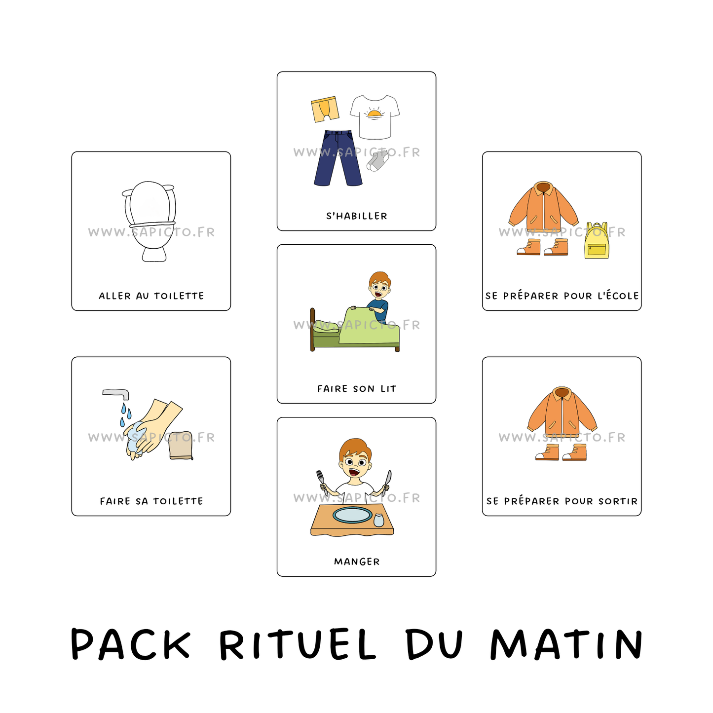 Pack Mon rituel du matin