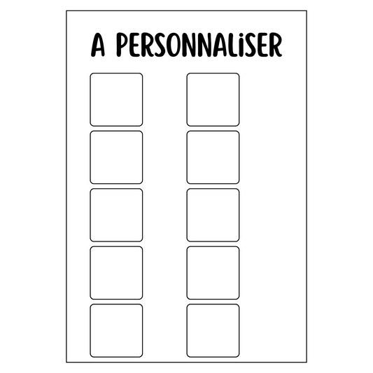 Support à personnaliser