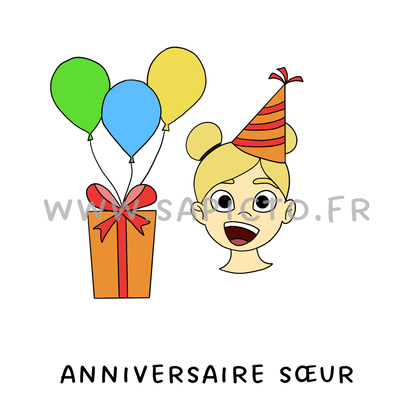 Anniversaire sœur