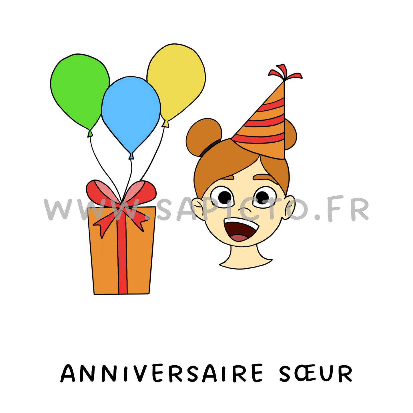 Anniversaire sœur