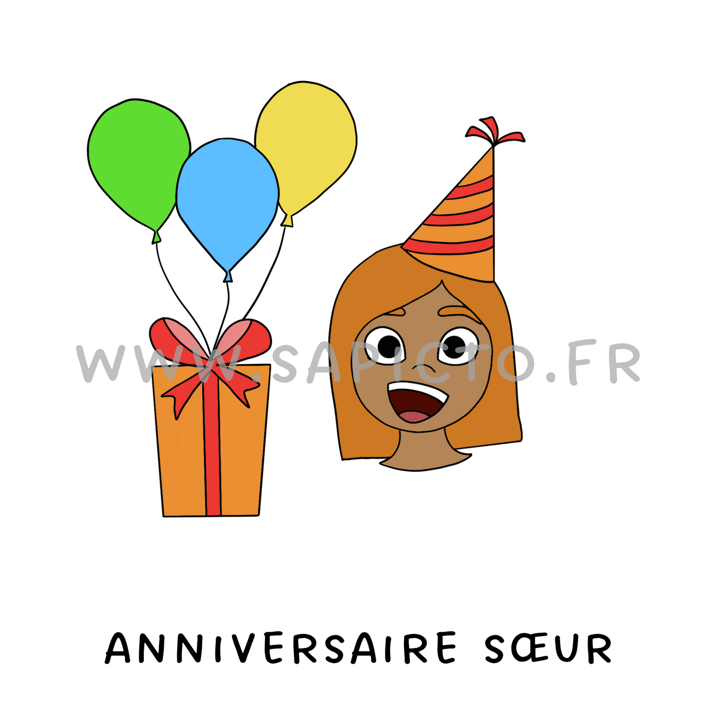 Anniversaire sœur