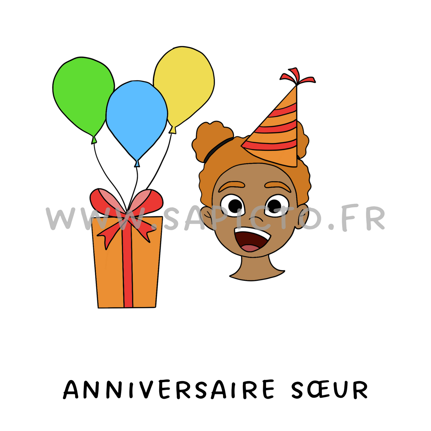 Anniversaire sœur