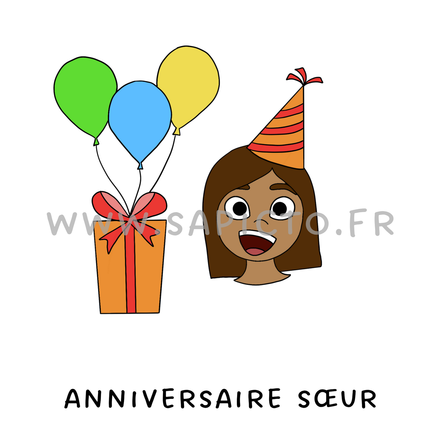Anniversaire sœur