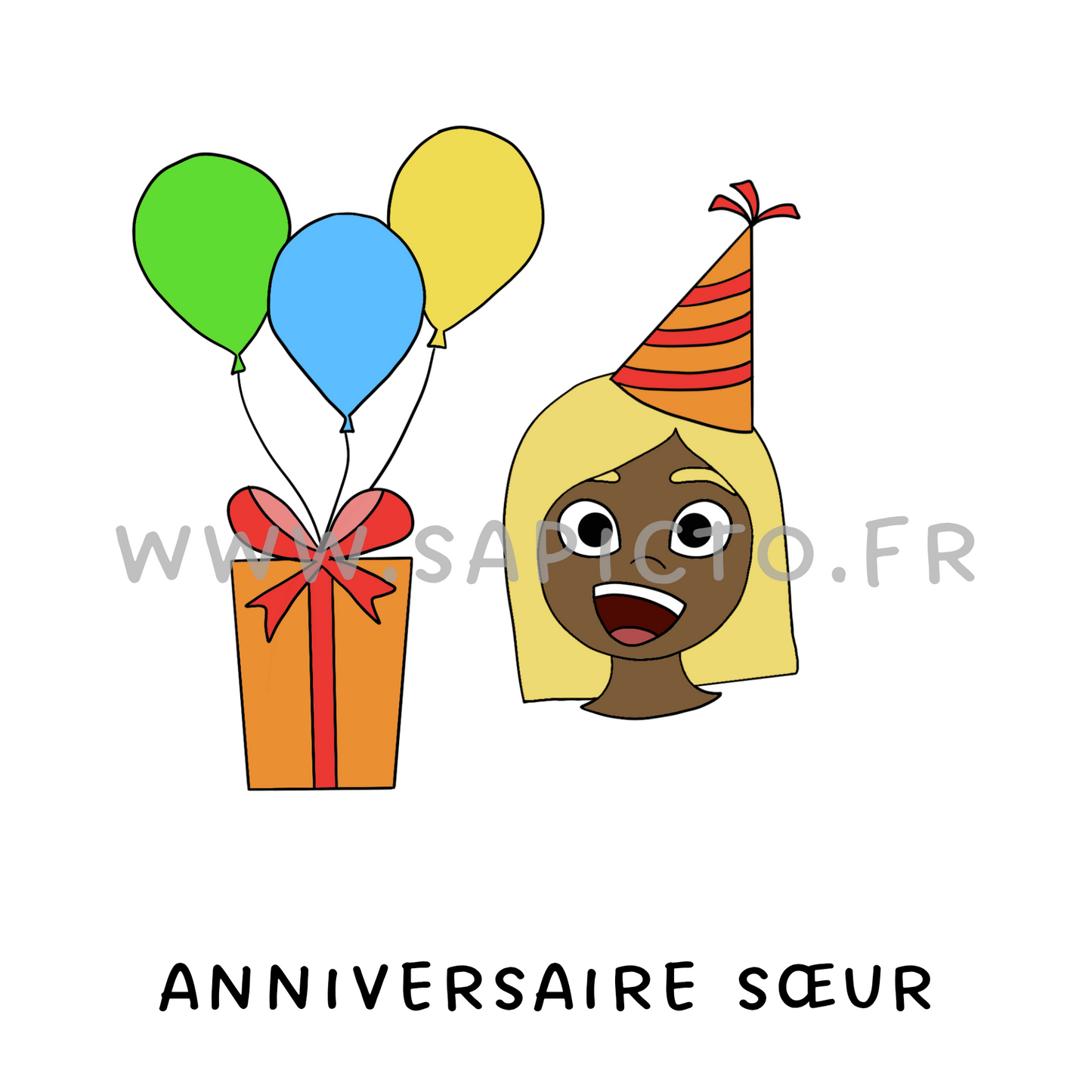 Anniversaire sœur