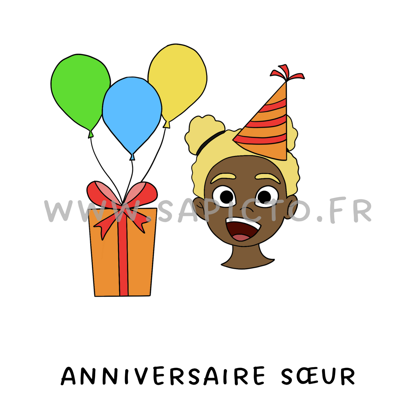 Anniversaire sœur