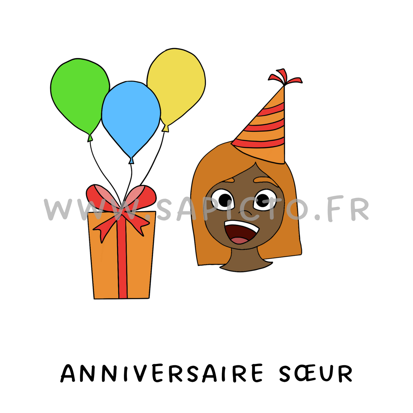 Anniversaire sœur