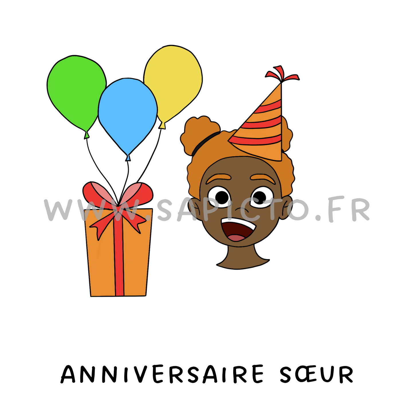 Anniversaire sœur