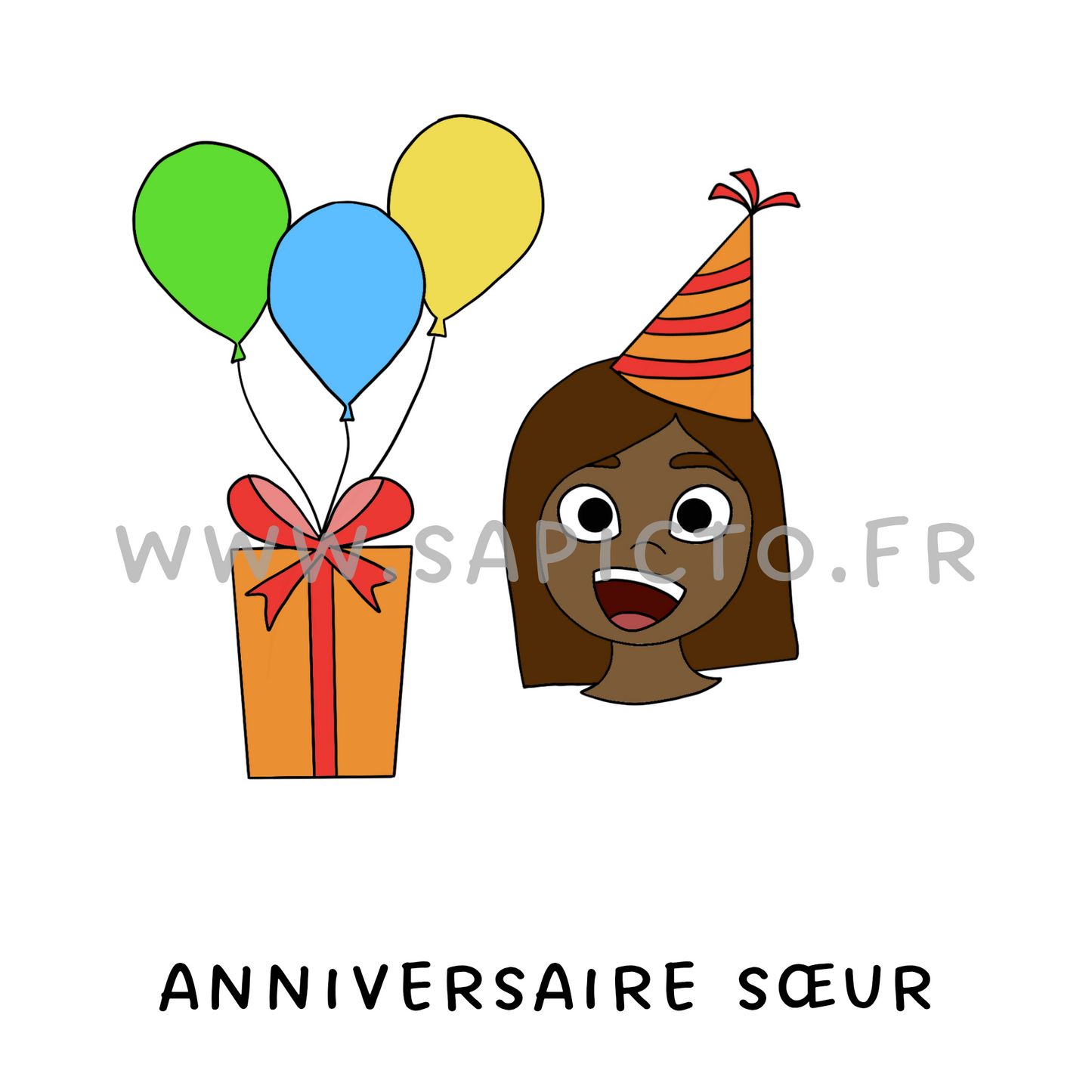 Anniversaire sœur