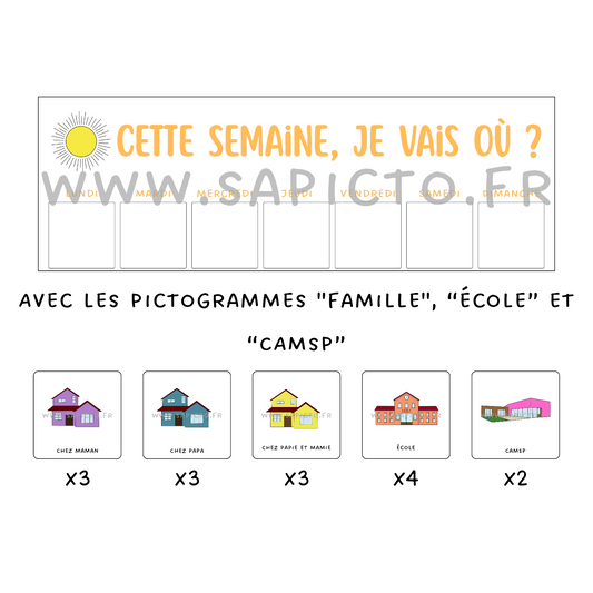 Cette semaine, je vais où ?