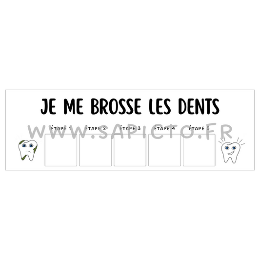 Je me brosse les dents (seul)